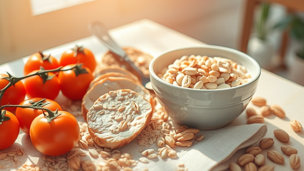 식단 관리: 선택한 음식 (watercolor 스타일)